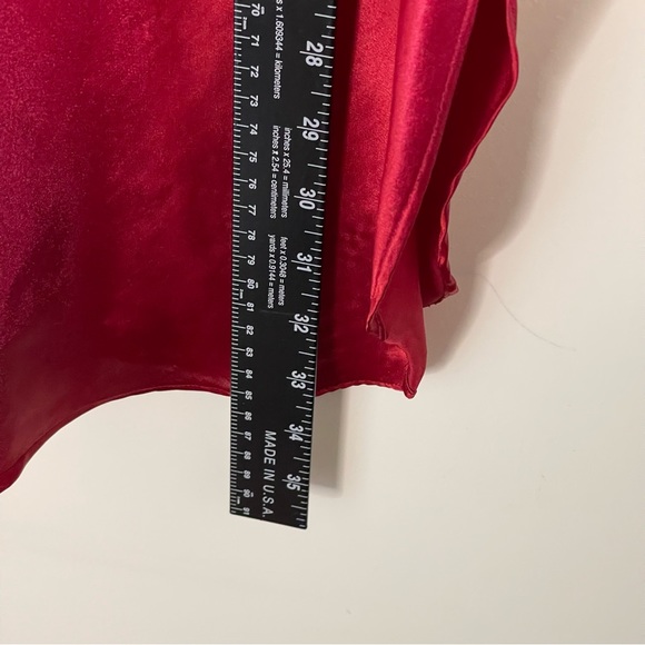 * Vintage Victoria’s Secret Red Lingerie Sleep Shirt Dress Valentine’s Day - Picture 7 of 15